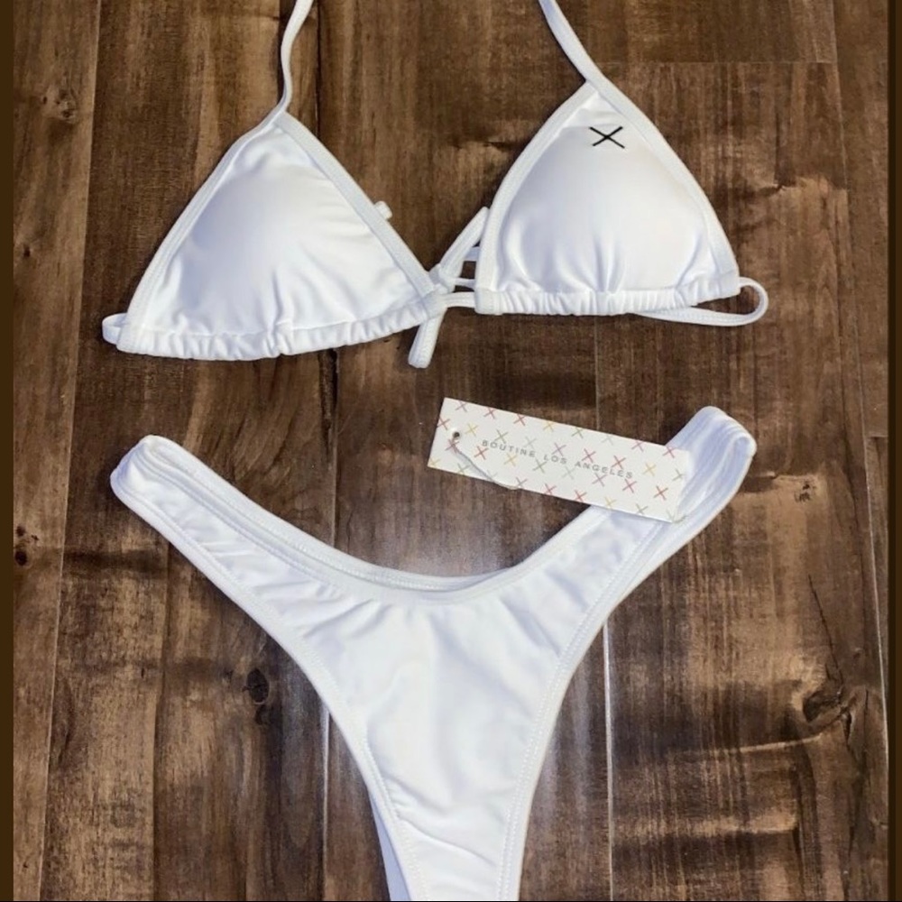 Boutine LA white bikini set